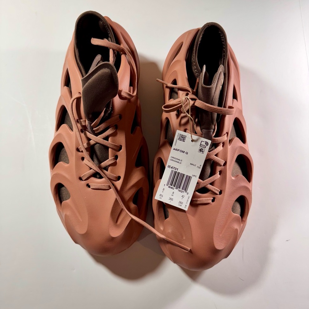 [IE4701] Adidas Adifom Q Men's Sneaker Shoes Tan/Brown Size 8.5 M New